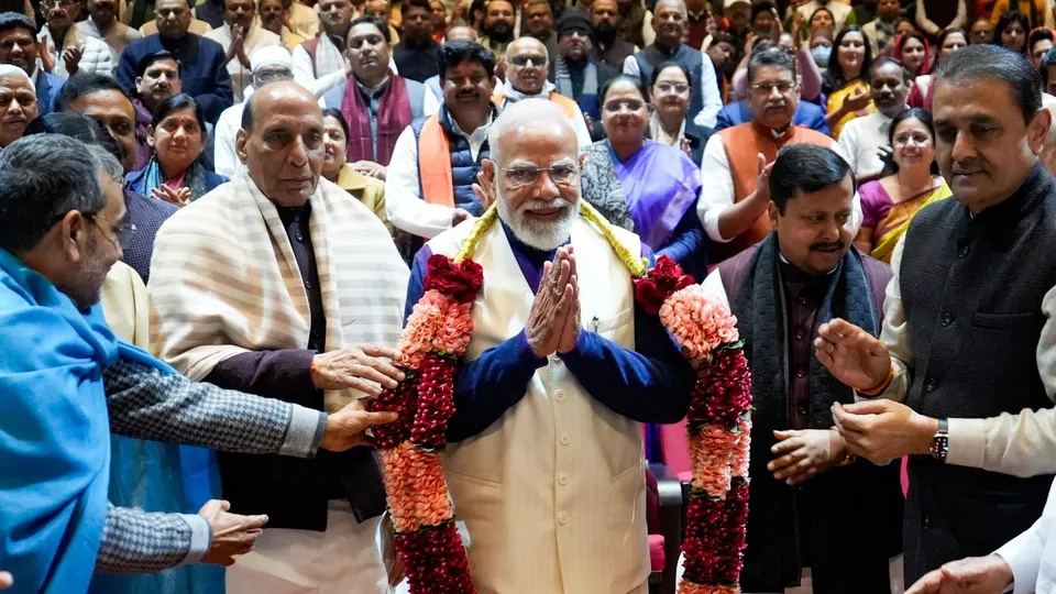 Narendra Modi NDA Parliamentary Meeting