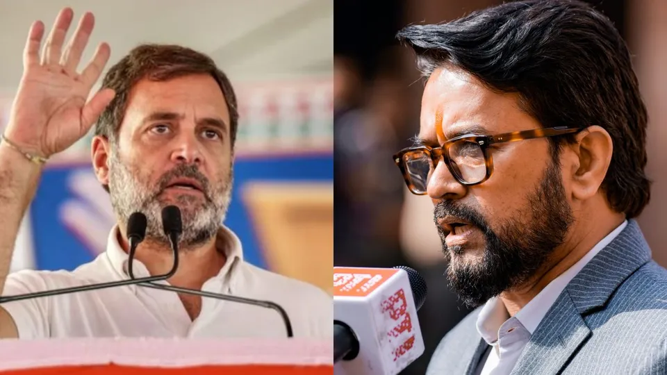 Rahul Gandhi Anurag Thakur
