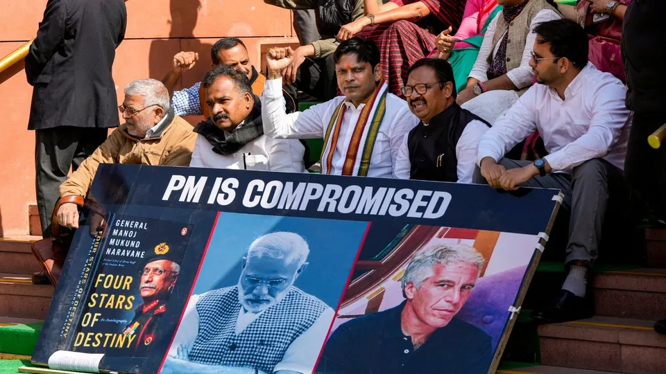 PM is Compromised Congress Protest