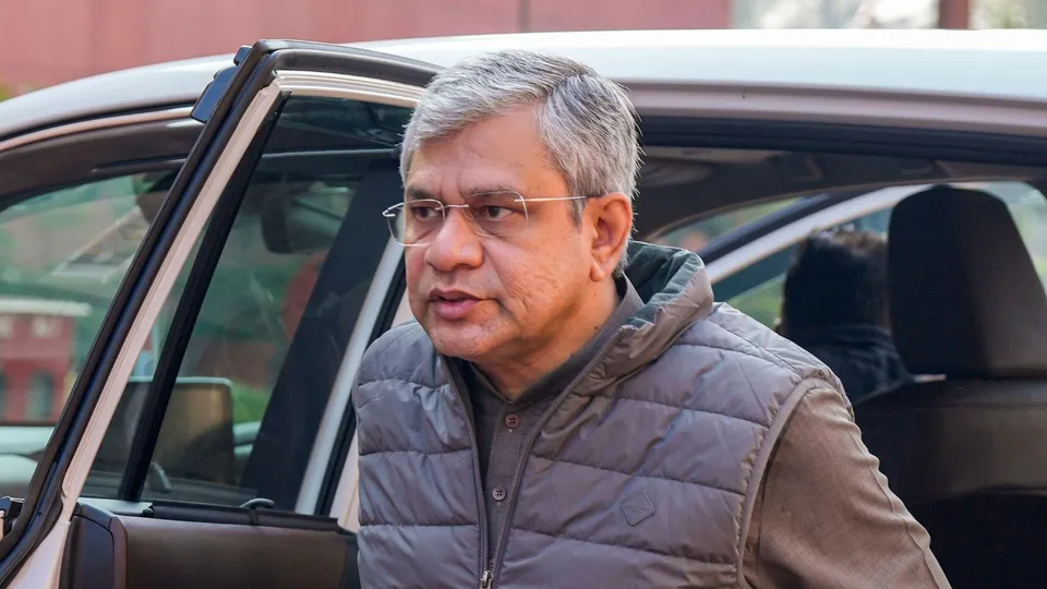 Ashwini Vaishnaw in Parliament