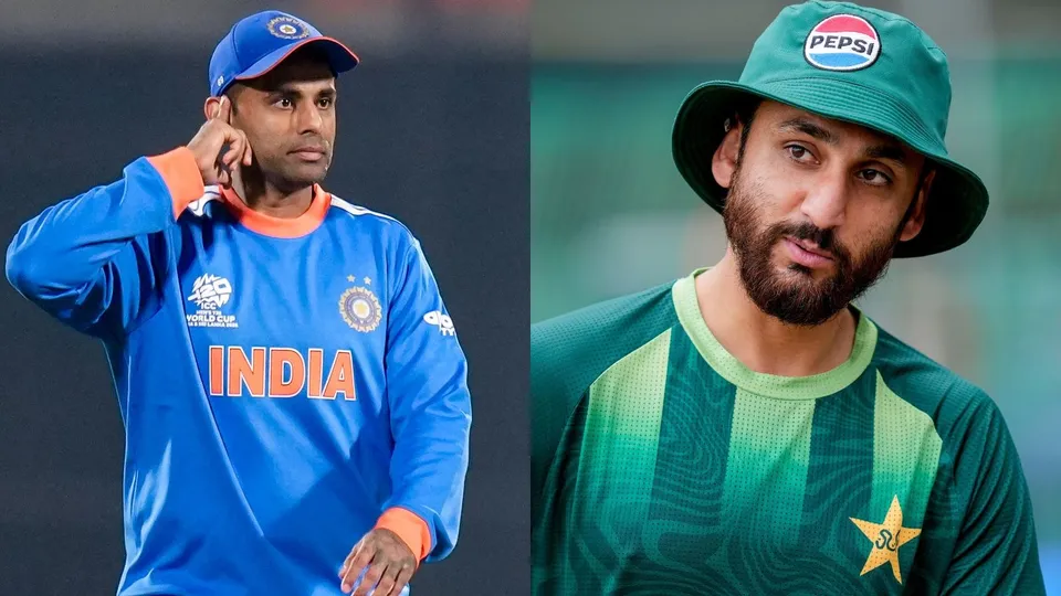 Suryakumar Yadav Salman Ali Agha India vs Pakistan T20 World Cup