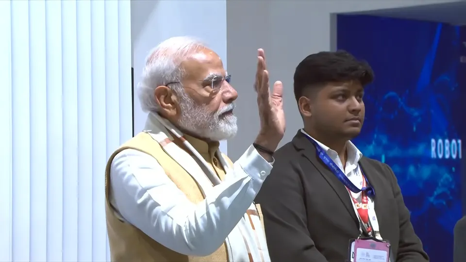 Narendra Modi India AI Impact Expo Bharat Mandapam