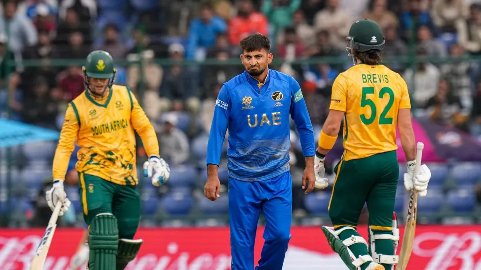 Dewald Brevis Ryan Rickelton South Africa vs UAE