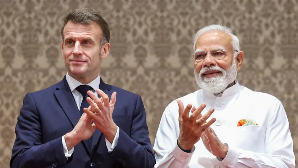 Emmanuel Macron Narendra Modi India France