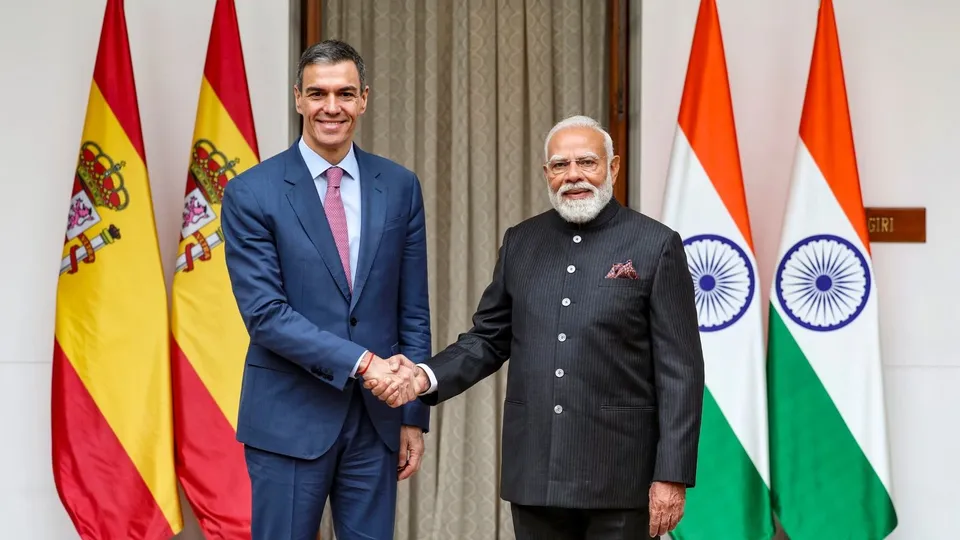 Narendra Modi Pedro Sánchez India Spain