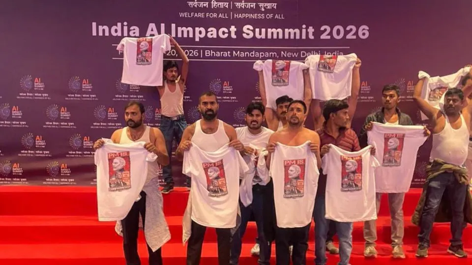 Youth Congress Protest India AI Impact Summit