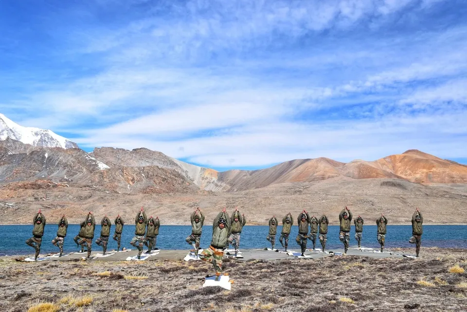Indian Army Yoga Bharatmala