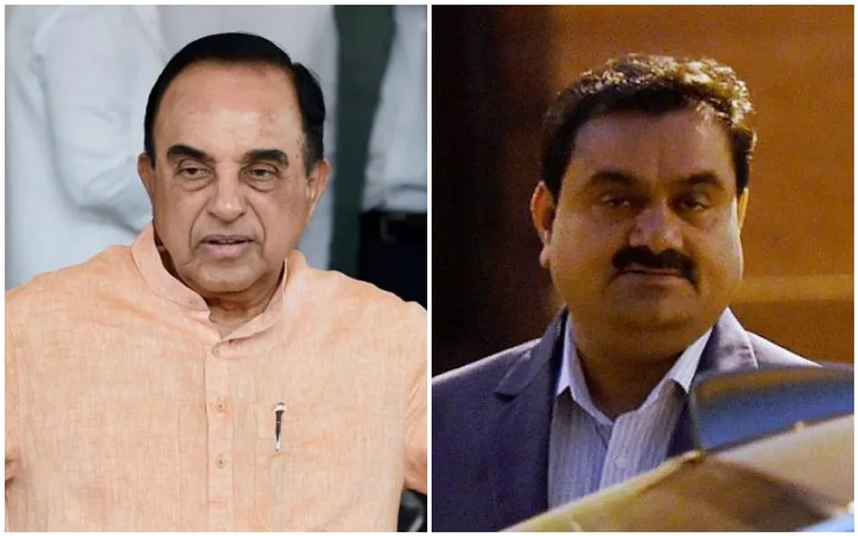 Gautam Adani Subramanian Swamy