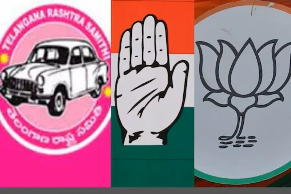 TRS BJP Congress