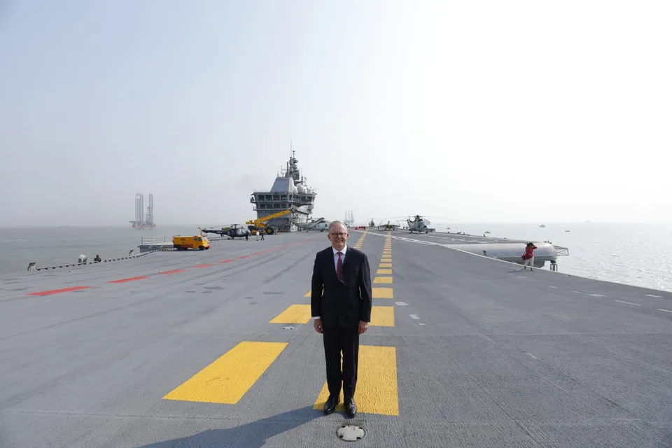 Anthony Albanese INS Vikrant