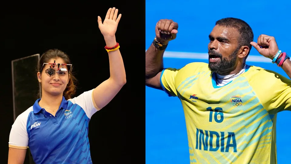 Manu Bhaker PR Sreejesh