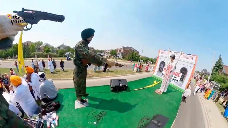 Indira Gandhi assassination float Canada