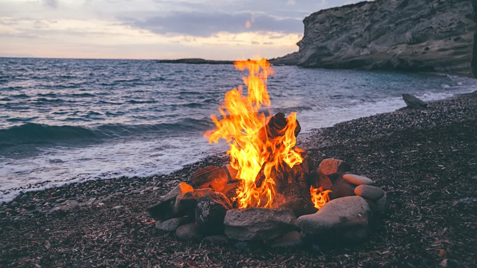 Fire Beach Heat Cold Temperature
