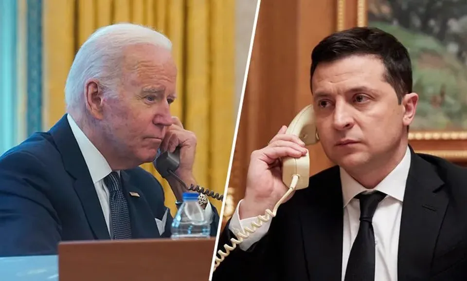 Joe Biden Ukraine Volodymyr Zelenskyy