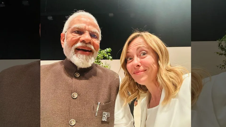 Narendra Modi Georgia Meloni Melodi