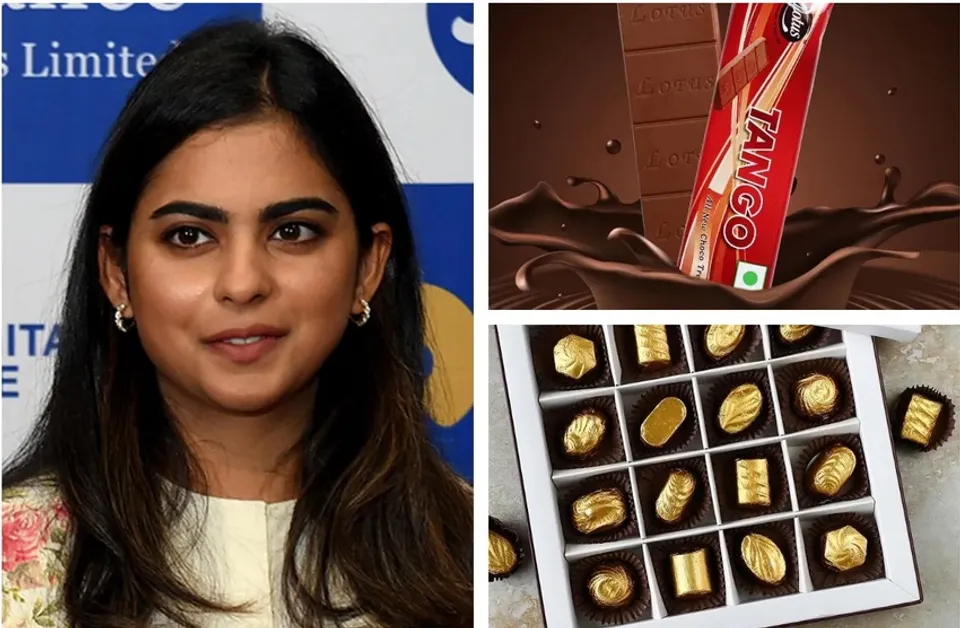 Isha Ambani Reliance Retail Lotus Chocolate