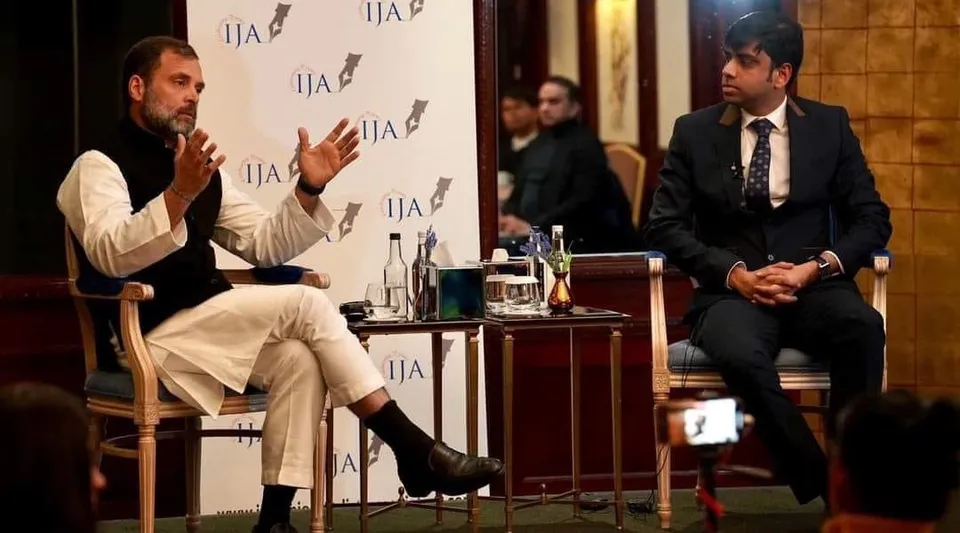 Rahul Gandhi IJA london