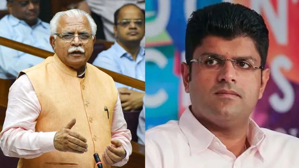 Manoharlal Khattar BJP JJP Dushyant Chautala