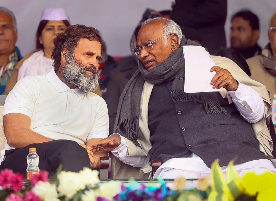 Rahul Gandhi Mallikarjun Kharge Congress