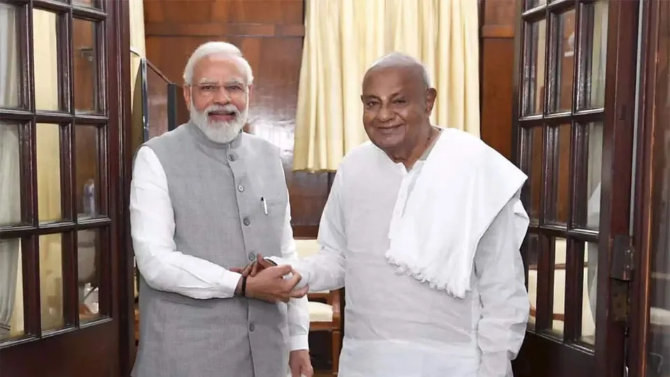 Narendra Modi HD Deve Gowda