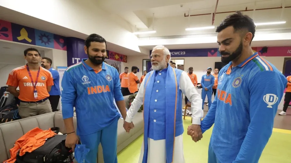 Rohit Sharma Narendra Modi Virat Kohli.jpg