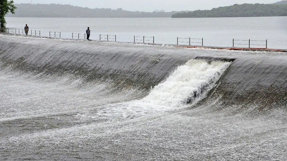 Vihar and Tansa lakes overflow.jpg