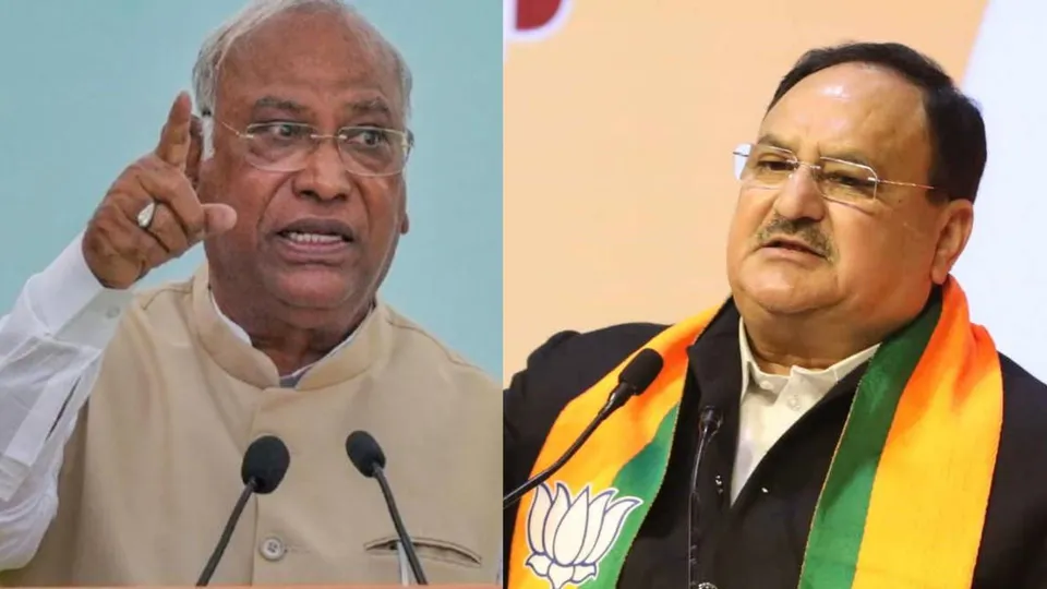 Mallikarjun Kharge J P Nadda