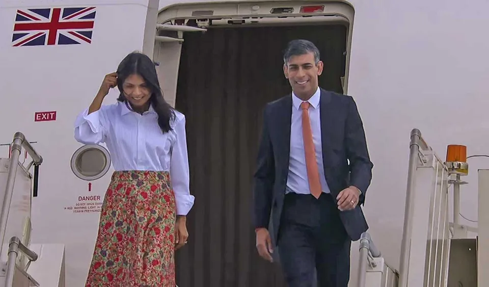 Rishi Sunak Akshata Murthy G20 Summit