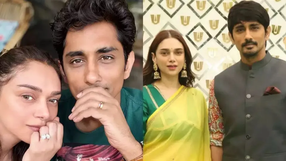 Aditi Rao Hydari and Siddharth