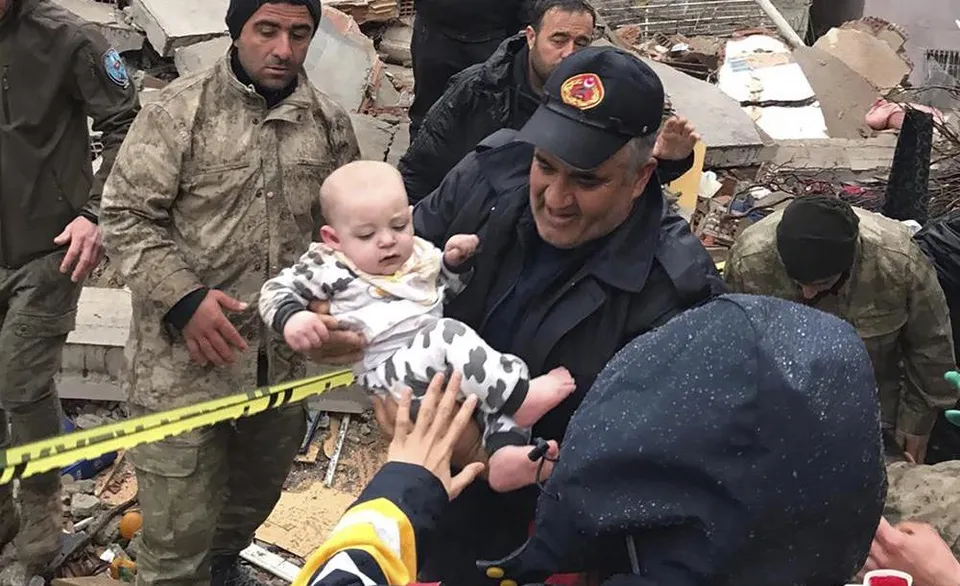 Rescue work in Turkey after the devastating earthquake