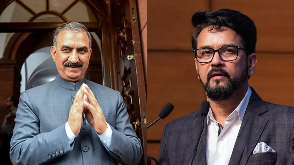 Sukhvinder Singh Sukhu Anurag Thakur