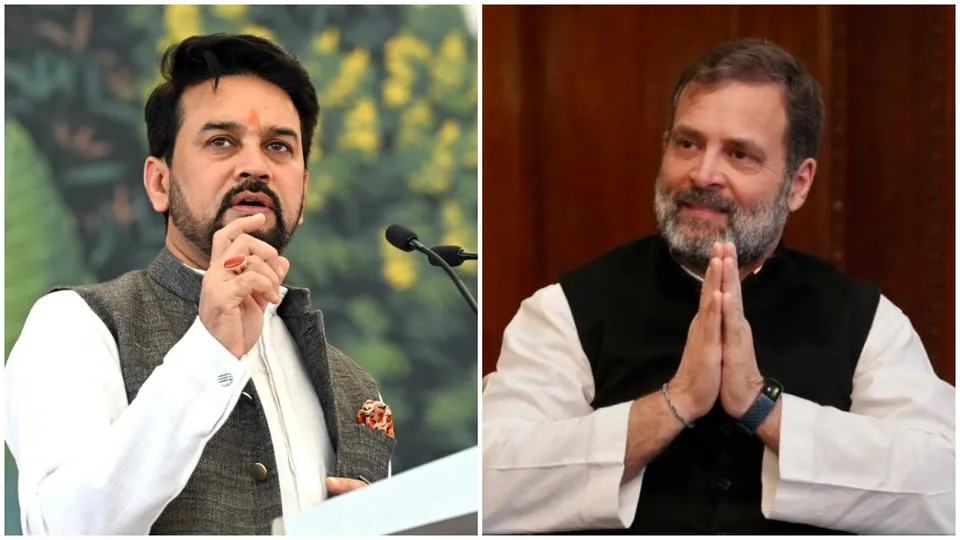 Anurag Thakur Rahul Gandhi