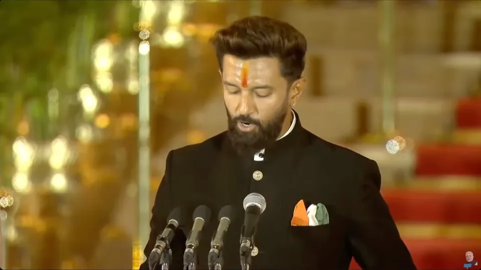Chirag Paswan takes oath as Union Cabinet Minister in the Modi Cabinet 2024