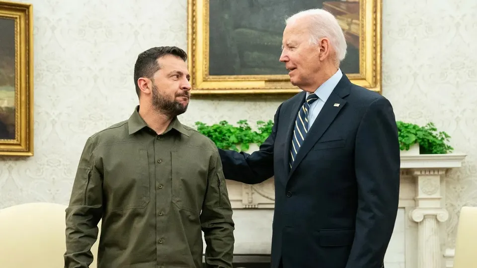 Volodymyr Zelenskyy Joe Biden