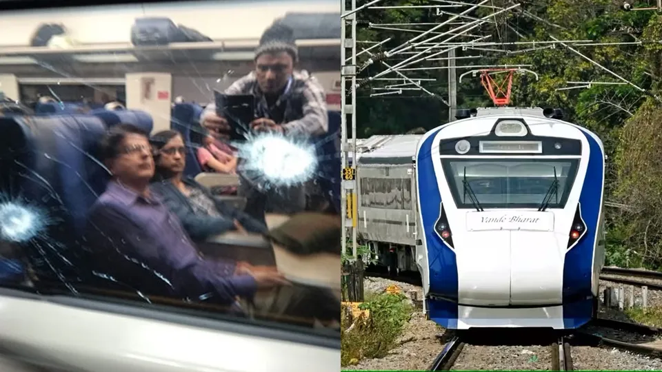 Vande Bharat pelted with stones