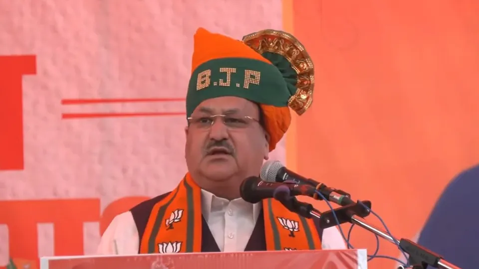 J P Nadda in Rajasthan