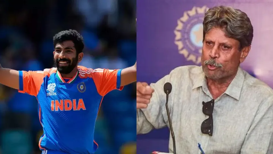 Jasprit Bumrah and Kapil Dev