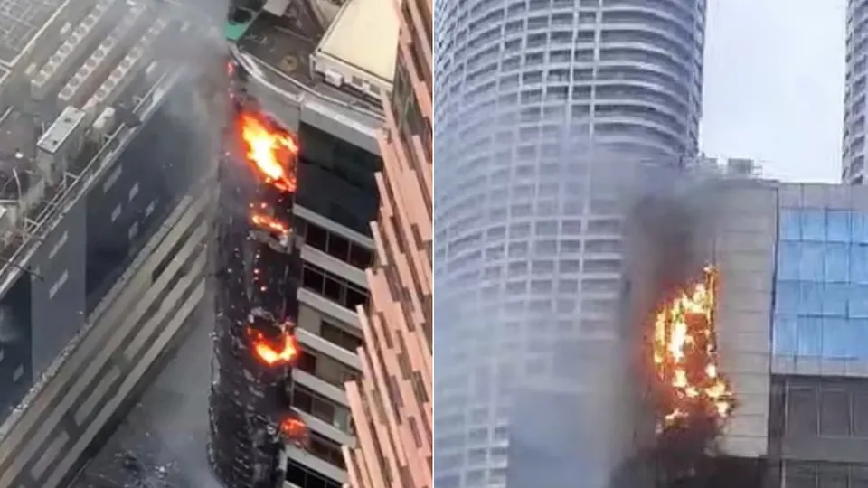 Times tower kamala mills mumbai fire