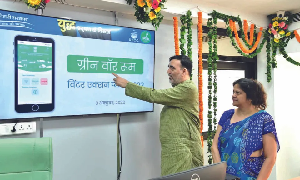 Gopal-rai-green-war-room-Delhi-Pollution