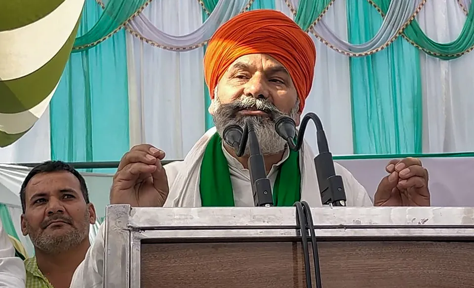 Bharatiya Kisan Union (BKU) leader Rakesh Tikait 