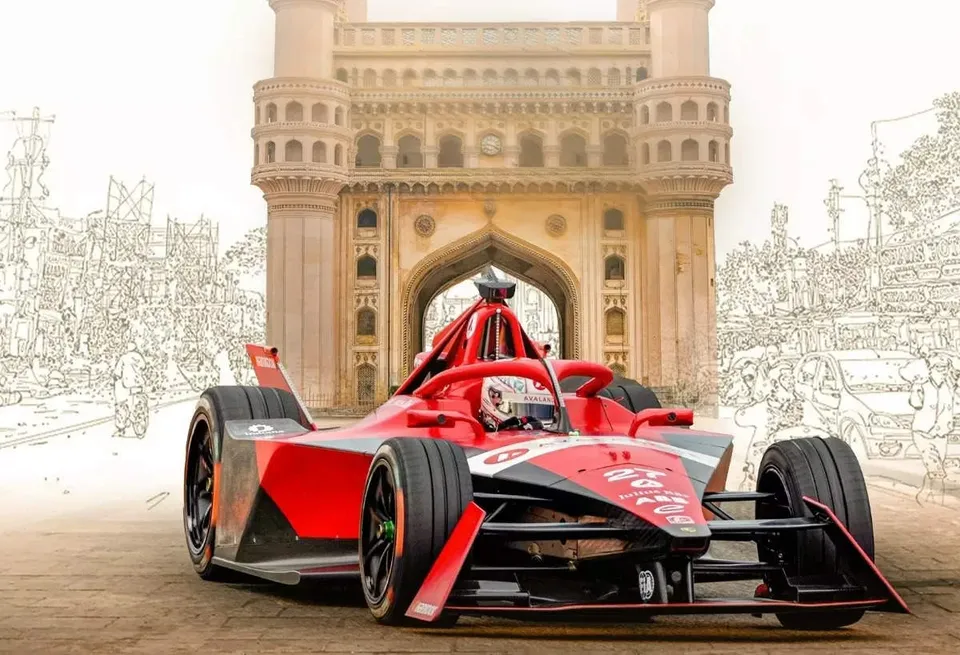 Formula E race in Hyderabad