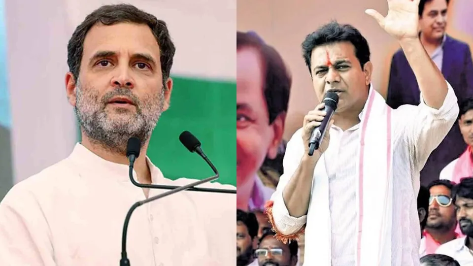 Rahul Gandhi K T Rama Rao