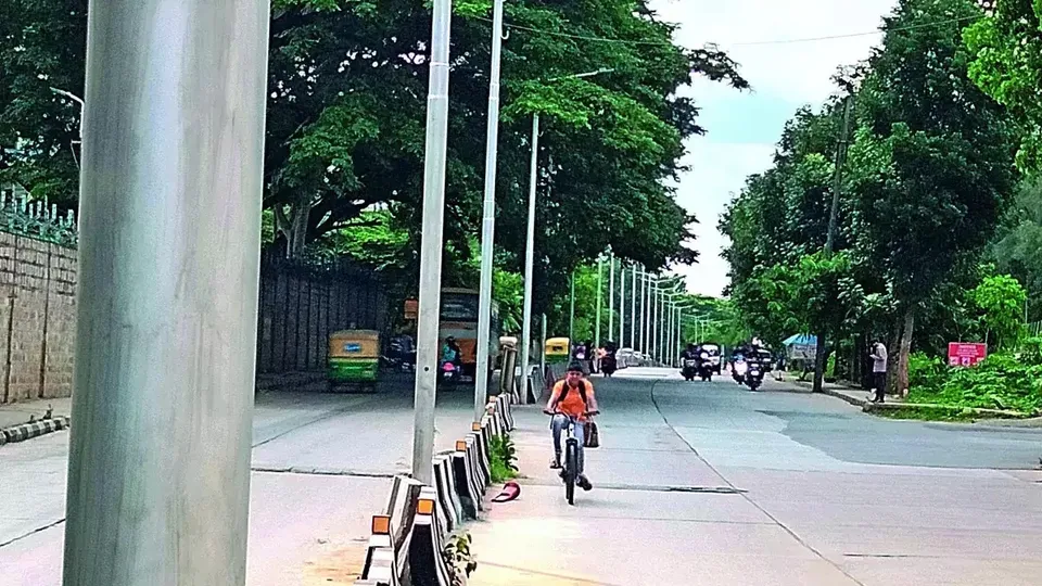 Suranjan Das Road towards the Old Madras Road Bengaluru