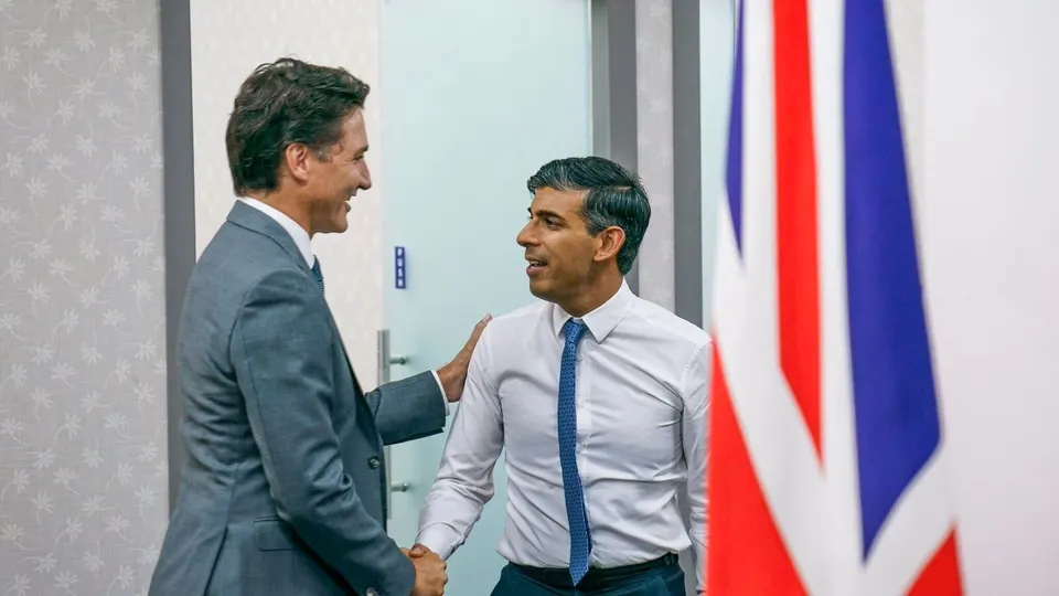 Justin Trudeau Rishi Sunak