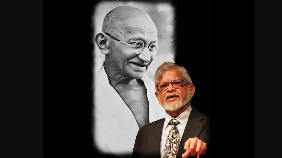 Arun Gandhi, grand son of Mahatma Gandhi
