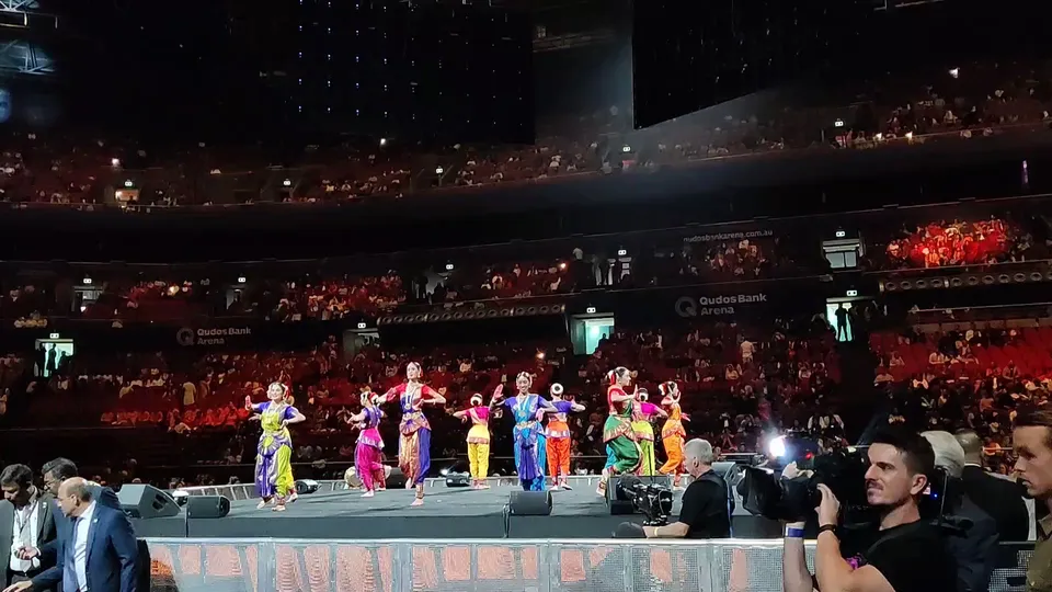 Sydney's Qudos Bank Arena Narendra Modi