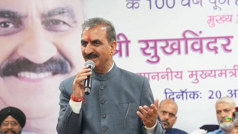 Himachal Pradesh Chief Minister Sukhvinder Singh Sukhu (File image)