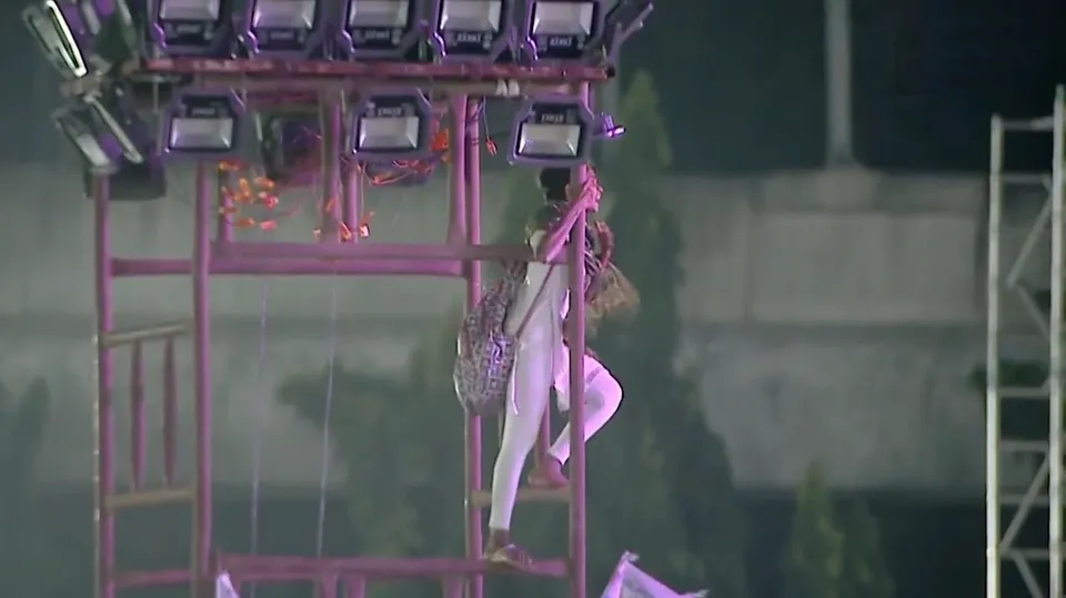 modi rally woman