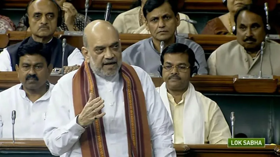 Amit Shah in Lok Sabha