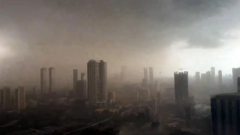 Mumbai Rains Mumbai Dust Storm